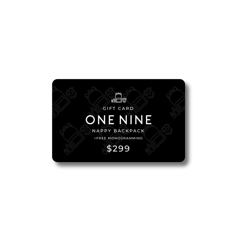 ONE NINE Nappy Backpack Gift Card